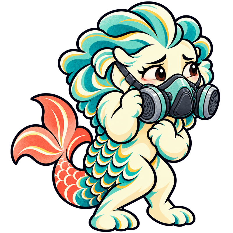 Very unhealthy: twin-filter respirator
